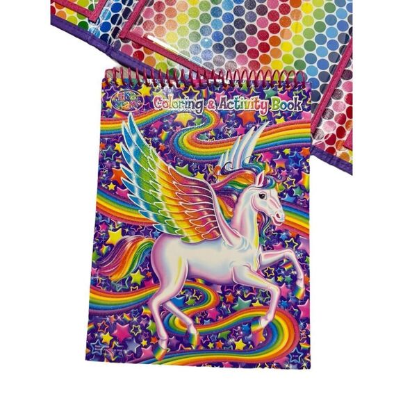 Lisa Frank Tikanni 2020 Trifold Carrying Case Art Stickers Coloring Book Puzzle - Picture 5 of 7